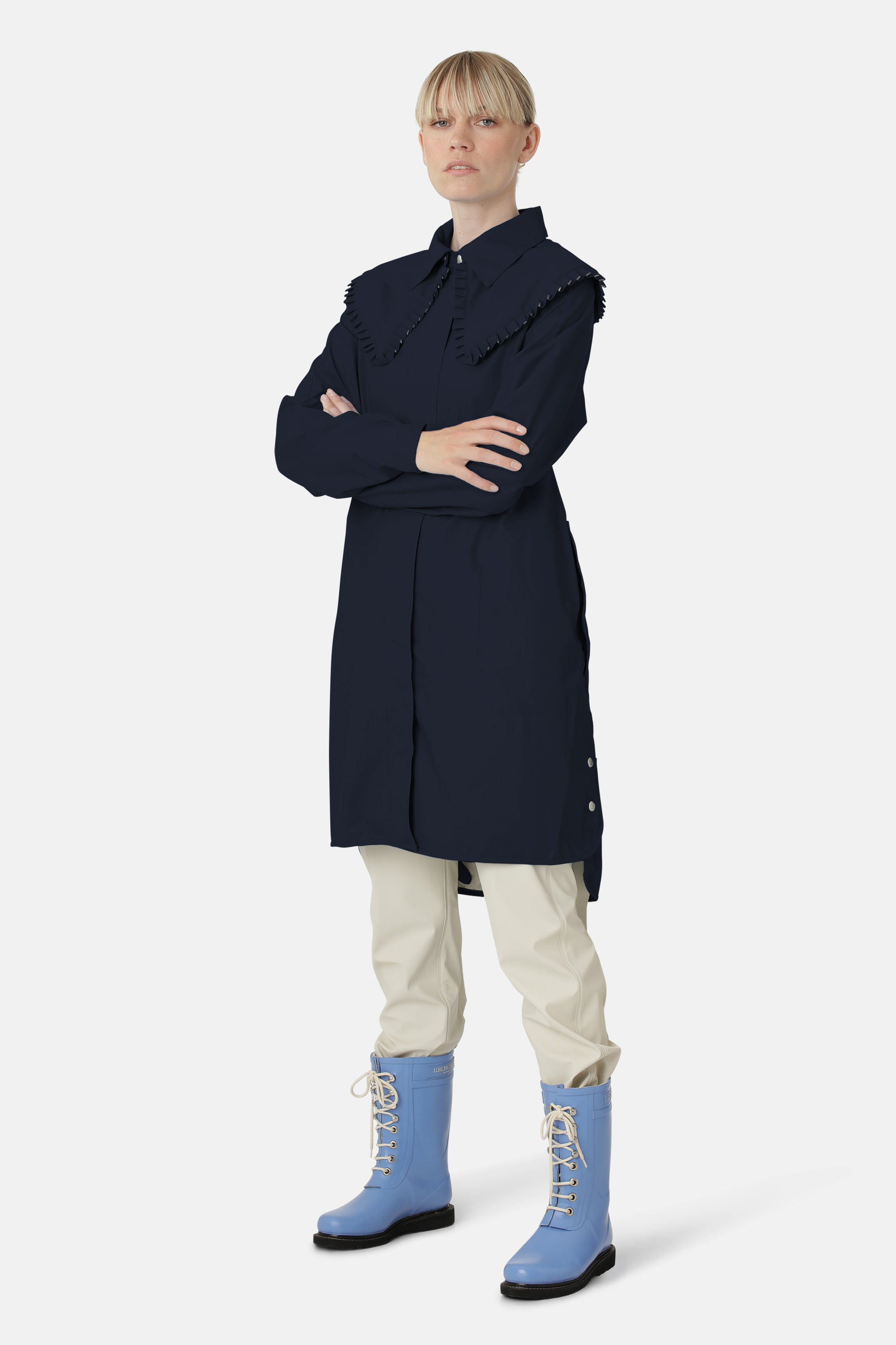 Ilse Jacobsen Hornbæk Rain Raincoat Raincoat 660 Dark Indigo